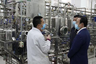 市委常委、教育工委書記夏林茂一行蒞臨我校調研指導生物技術開發服務工作